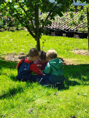 Spielen im Garten
